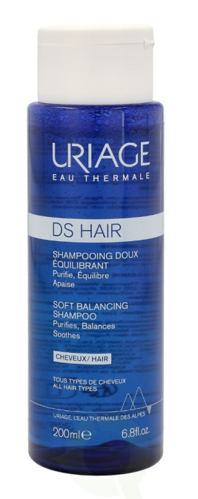 Uriage DS Hair Soft Balancing Shampoo 200 ml i gruppen SKÖNHET & HÄLSA / Hår & Styling / Hårvårdsprodukter / Schampo hos TP E-commerce Nordic AB (C38038)