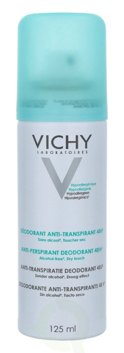 Vichy Deodorant Anti-Transpirant 48H Deo Spray 125 ml i gruppen SKÖNHET & HÄLSA / Doft & Parfym / Deodorant / Deo för henne hos TP E-commerce Nordic AB (C38052)