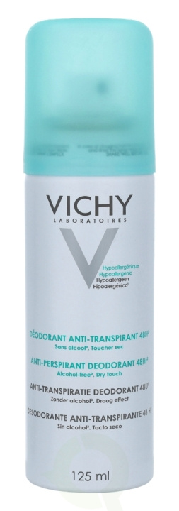 Vichy Deodorant Anti-Transpirant 48H Deo Spray 125 ml i gruppen SKÖNHET & HÄLSA / Doft & Parfym / Deodorant / Deo för henne hos TP E-commerce Nordic AB (C38052)