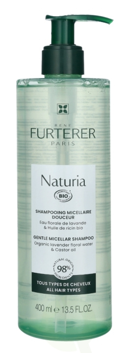 Rene Furterer Naturia Gentle Micellar Shampoo 400 ml i gruppen SKÖNHET & HÄLSA / Hår & Styling / Hårvårdsprodukter / Schampo hos TP E-commerce Nordic AB (C38218)