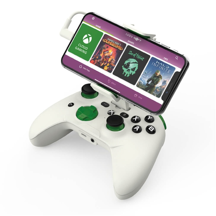 RIOTPWR iOS Xbox Pro Molnbaserad Spelkontroll Vit i gruppen HEMELEKTRONIK / Spelkonsoler & Tillbehör / Övriga spel & tillbehör hos TP E-commerce Nordic AB (C38313)