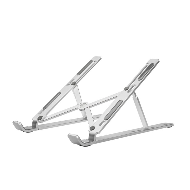 Desire2 Foldable Laptop Stand X shaped Aluminium Silver i gruppen DATORER & KRINGUTRUSTNING / Bärbara datorer & tillbehör / Laptopställ hos TP E-commerce Nordic AB (C38345)