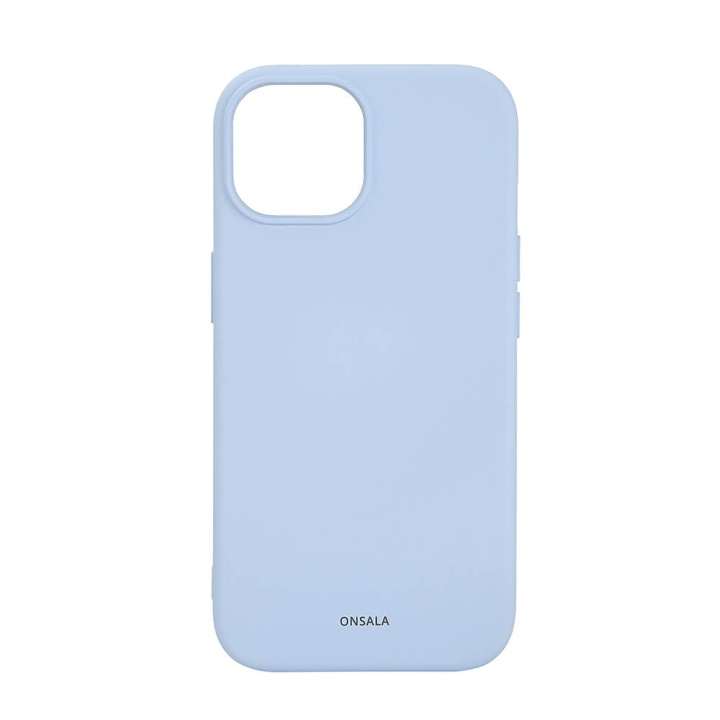Onsala Mobilskal Silikon MagSeries Light Blue - iPhone 15 i gruppen SMARTPHONE & SURFPLATTOR / Mobilskydd / Apple / iPhone 15 hos TP E-commerce Nordic AB (C38347)