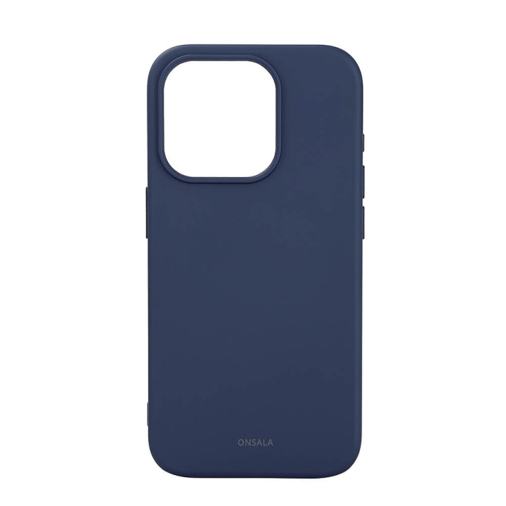 Onsala Back Sil Touch Recycled MagSerie iPhone 15 Pro Dark Blue i gruppen SMARTPHONE & SURFPLATTOR / Mobilskydd / Apple / iPhone 15 hos TP E-commerce Nordic AB (C38350)