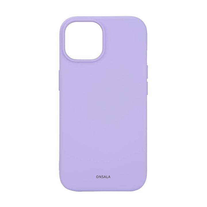 ONSALA Mobilskal med Silikonkänsla MagSeries Purple - iPhone 15 i gruppen SMARTPHONE & SURFPLATTOR / Mobilskydd / Apple / iPhone 15 hos TP E-commerce Nordic AB (C38351)