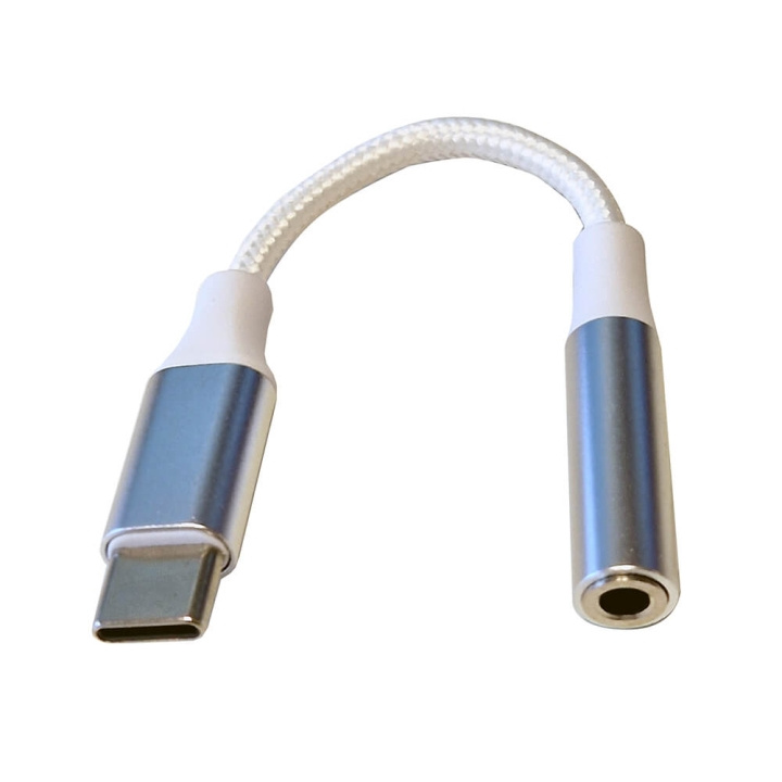 Gear Adapter Audio USB-C till 3,5 mm Stereo Vit i gruppen HEMELEKTRONIK / Kablar & Adaptrar / Ljud Analog / Adaptrar hos TP E-commerce Nordic AB (C38354)