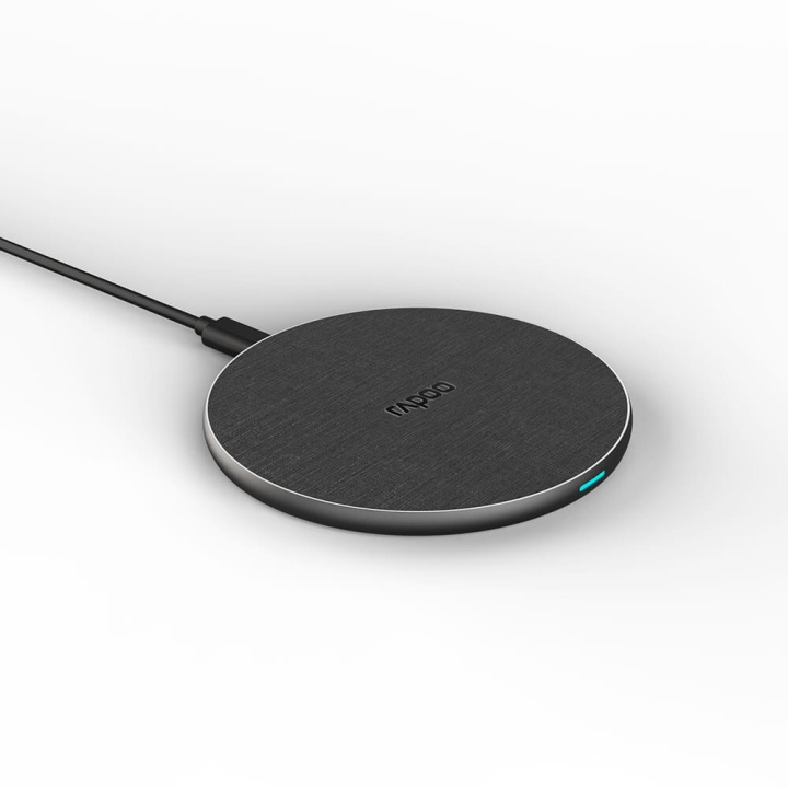 Rapoo QI Charger XC160 Charging Pad 15W Black i gruppen SMARTPHONE & SURFPLATTOR / Laddare & Kablar / Trådlösa Qi laddare hos TP E-commerce Nordic AB (C38376)