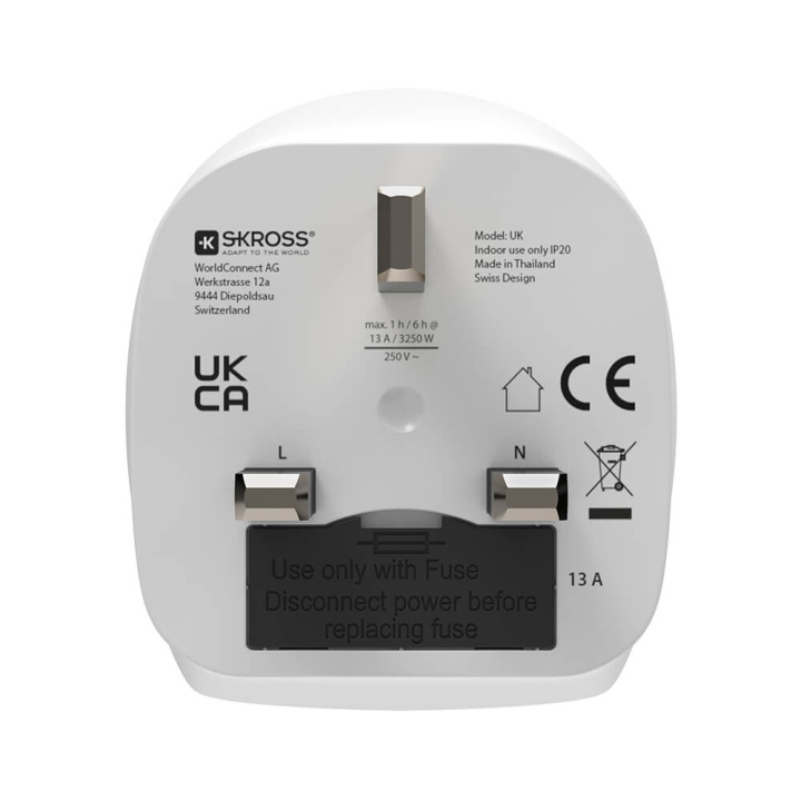 Hama Reseadapter EU-UK i gruppen HEM, HUSHÅLL & TRÄDGÅRD / El & Belysning / Reseadaptrar hos TP E-commerce Nordic AB (C38381)