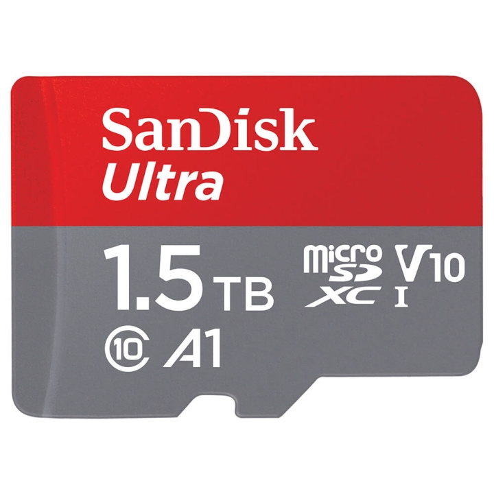 SanDisk MicroSDXC Mobil Ultra 1.5TB 150MB/s UHS-I Adapt i gruppen HEMELEKTRONIK / Lagringsmedia / Minneskort / Micro SD/HC/XC hos TP E-commerce Nordic AB (C38419)