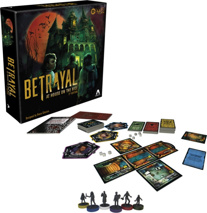 Hasbro Avalon Hill Betrayal at House on the Hill 3rd edition brädspel, EN i gruppen LEKSAKER, BARN- & BABYPRODUKTER / Leksaker / Sällskapsspel / Familjespel hos TP E-commerce Nordic AB (C38475)