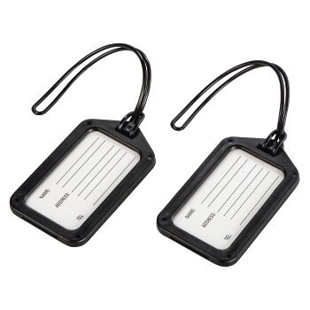 Hama Luggage Tag 2-pack Black i gruppen SPORT, FRITID & HOBBY / Resetillbehör / Övrigt hos TP E-commerce Nordic AB (C38515)