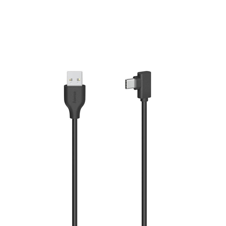 Hama Cable USB-C to USB-A USB 2.0 480 Mbit/s Black 0.75m i gruppen DATORER & KRINGUTRUSTNING / Datorkablar / USB-kablar / USB-C hos TP E-commerce Nordic AB (C38583)