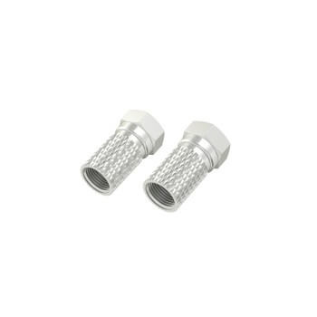 Hama F-Kontakt 6.8mm 2-pack i gruppen HEMELEKTRONIK / Ljud & Bild / TV & Tillbehör / Antenner & Tillbehör hos TP E-commerce Nordic AB (C38598)