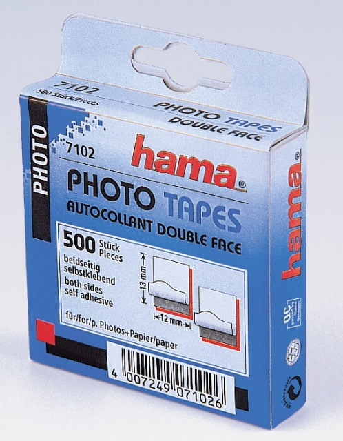 Hama Etiketter Dubbelhäftande 500 st Skyltförpackning 10 st i gruppen HEMELEKTRONIK / Foto & Video / Fotoutrustning / Övrigt hos TP E-commerce Nordic AB (C38704)