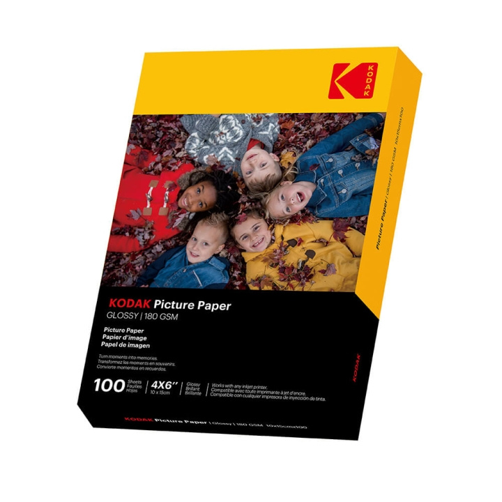 Kodak 10x15cm Blankt Fotopapper 180/m² 100 Ark i gruppen HEMELEKTRONIK / Foto & Video / Fotoutrustning / Övrigt hos TP E-commerce Nordic AB (C38706)