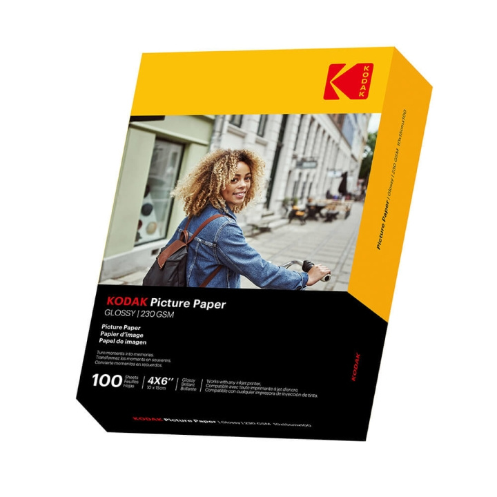 Kodak 10x15cm Blankt Fotopapper 230g/m² 100 Ark i gruppen HEMELEKTRONIK / Foto & Video / Fotoutrustning / Övrigt hos TP E-commerce Nordic AB (C38707)