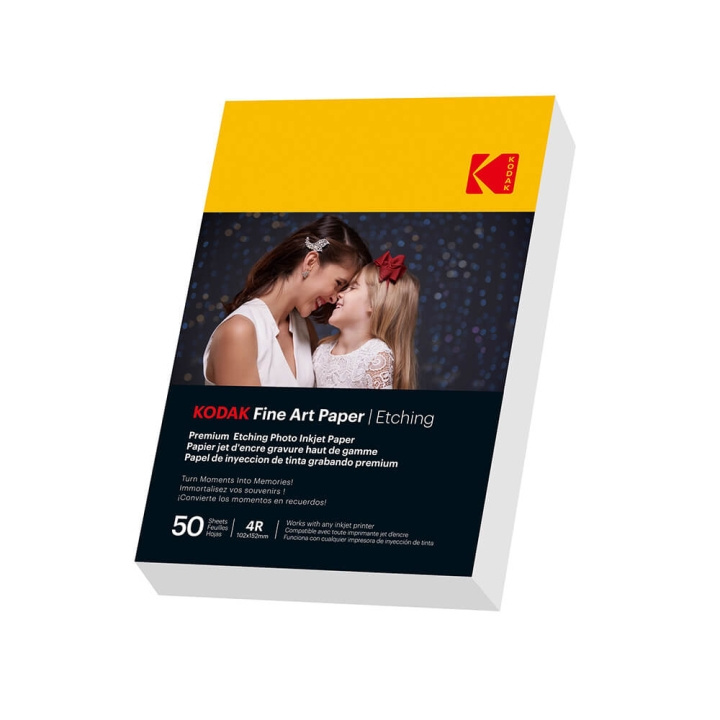 Kodak 10x15cm Fine Art Fotopapper 210g/m² 50 Ark i gruppen HEMELEKTRONIK / Foto & Video / Fotoutrustning / Övrigt hos TP E-commerce Nordic AB (C38709)