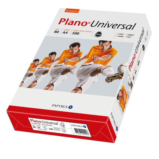 PLANO Universal Papper A4 Ohålat 500-pack i gruppen HEM, HUSHÅLL & TRÄDGÅRD / Kontorsmaterial / Papper & Block hos TP E-commerce Nordic AB (C38725)