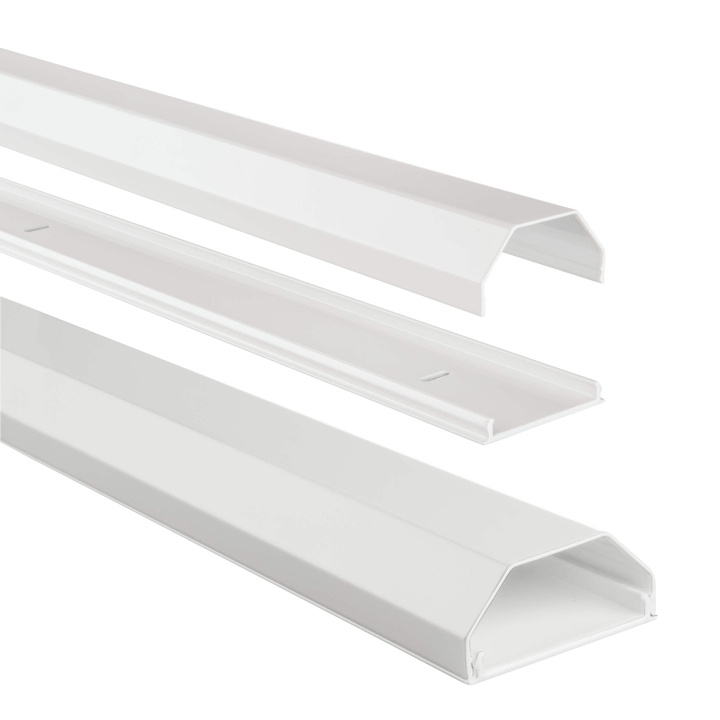 Hama Kabelkanal Aluminium 110/5/2.6 cm Vit i gruppen HEMELEKTRONIK / Kablar & Adaptrar / Kabelhantering hos TP E-commerce Nordic AB (C38727)