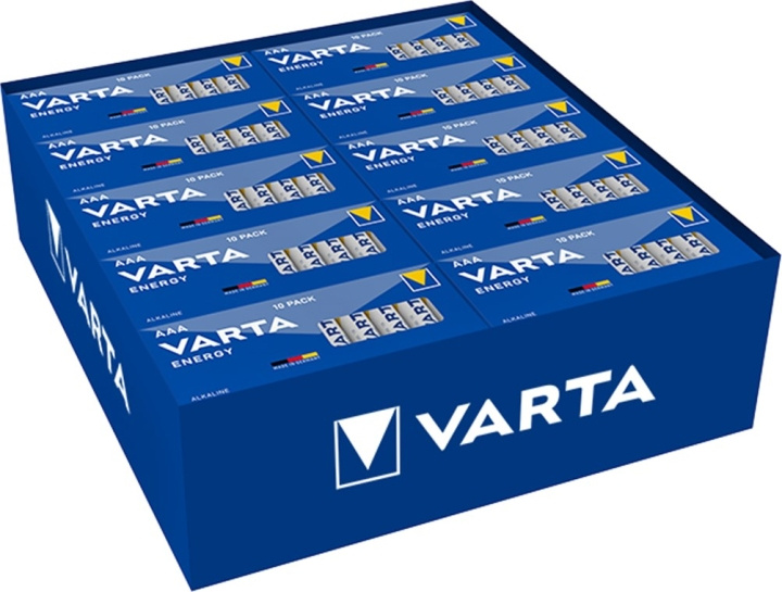 Varta LR03/AAA (Micro) (4103) batteri, 10 st. box alkaliskt manganbatteri, 1,5 V i gruppen HEMELEKTRONIK / Batterier & Laddare / Batterier / AAA hos TP E-commerce Nordic AB (C38864)