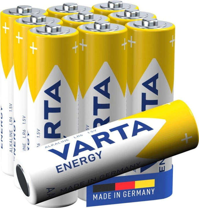 Varta LR6/AA (Mignon) (4106) batteri, 10 st. i box alkaliskt manganbatteri, 1,5 V i gruppen HEMELEKTRONIK / Batterier & Laddare / Batterier / AA hos TP E-commerce Nordic AB (C38865)