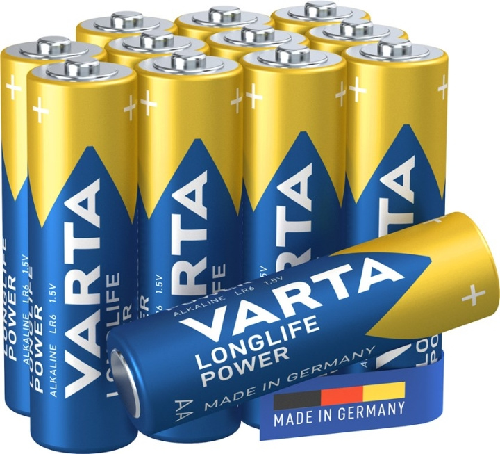Varta LR6/AA (Mignon) (4906) batteri, 12 st. box alkaliskt manganbatteri, 1,5 V i gruppen HEMELEKTRONIK / Batterier & Laddare / Batterier / AA hos TP E-commerce Nordic AB (C38868)