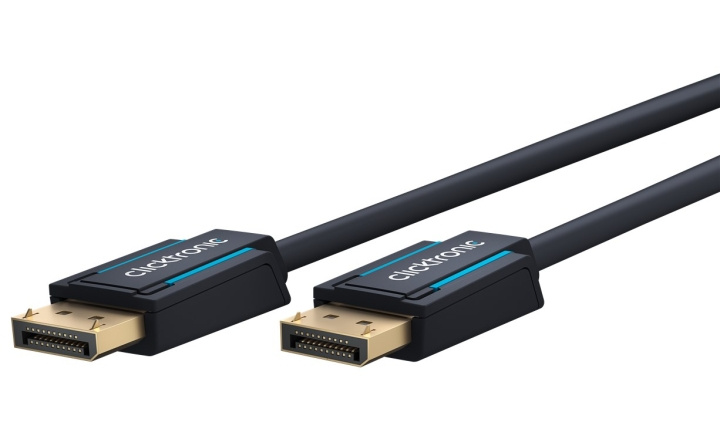 ClickTronic DisplayPort™-kabel Premiumkabel | 1x DisplayPort™-kontakt 1x DisplayPort™-kontakt | 1,0 m | UHD 8K @ 60 Hz i gruppen DATORER & KRINGUTRUSTNING / Datorkablar / DisplayPort / Kablar hos TP E-commerce Nordic AB (C38873)