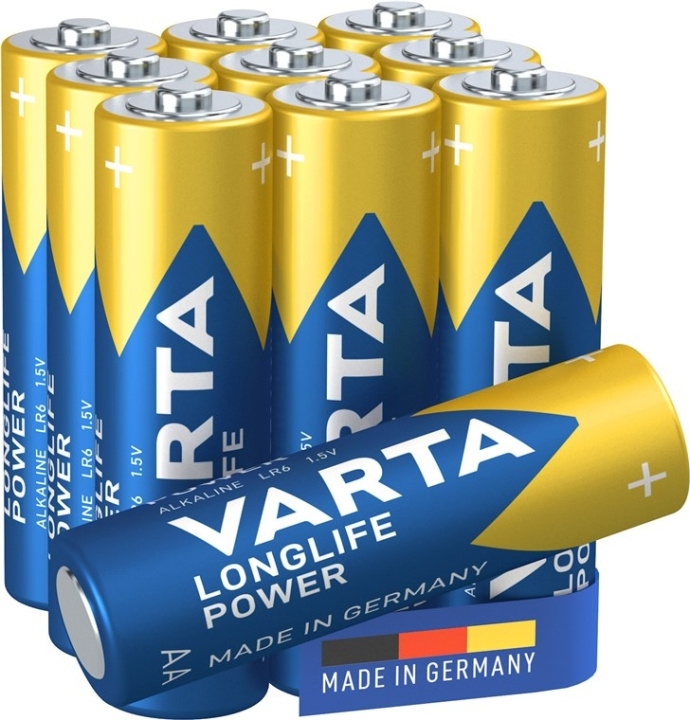 Varta LR6/AA (Mignon) (4906) batteri, 10 st. blister alkaliskt manganbatteri, 1,5 V i gruppen HEMELEKTRONIK / Batterier & Laddare / Batterier / AA hos TP E-commerce Nordic AB (C38887)