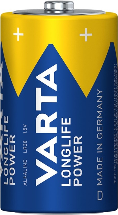 Varta LR20/D (Mono) (4920) batteri, 1 st. oförpackad alkaliskt manganbatteri, 1,5 V i gruppen HEMELEKTRONIK / Batterier & Laddare / Batterier / Övriga hos TP E-commerce Nordic AB (C38888)