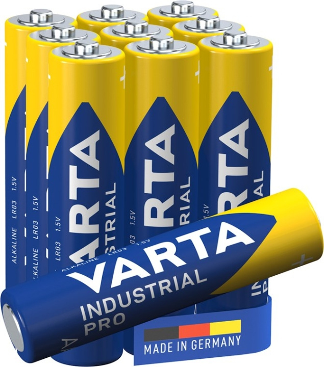 Varta LR03/AAA (Micro) (4003) batteri, 10 st. box alkaliskt manganbatteri, 1,5 V i gruppen HEMELEKTRONIK / Batterier & Laddare / Batterier / AAA hos TP E-commerce Nordic AB (C38898)