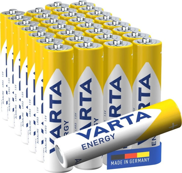 Varta LR03/AAA (Micro) (4103) batteri, 30 st. i blister alkaliskt manganbatteri, 1,5 V i gruppen HEMELEKTRONIK / Batterier & Laddare / Batterier / AAA hos TP E-commerce Nordic AB (C38899)