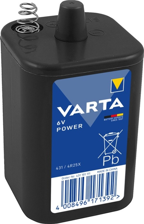 Varta 4R25X (431) batteri, 1 st. folie Zinkklorid batteri, 6 V i gruppen HEMELEKTRONIK / Batterier & Laddare / Batterier / Övriga hos TP E-commerce Nordic AB (C38902)