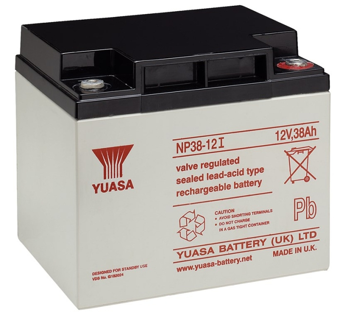 Yuasa Blybatteri 12 V, 38 Ah (NP38-12I) Ämne (M5) Blybatteri, VdS i gruppen HEMELEKTRONIK / Batterier & Laddare / Laddningsbara batterier / Blybatterier hos TP E-commerce Nordic AB (C38908)
