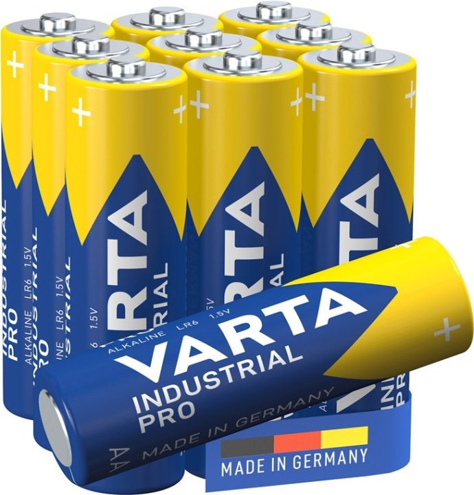 Varta LR6/AA (Mignon) (4006) batteri, 10 st. box alkaliskt manganbatteri, 1,5 V i gruppen HEMELEKTRONIK / Batterier & Laddare / Batterier / AA hos TP E-commerce Nordic AB (C38910)