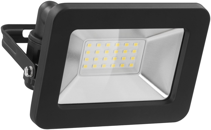 Goobay LED-strålkastare för utomhusbruk, 20 W med 1700 lm, neutralt vitt ljus (4000 K) och M16 kabelgenomföring, lämplig för utomhusbruk (IP65) i gruppen HEM, HUSHÅLL & TRÄDGÅRD / El & Belysning / Utomhusbelysning / LED-strålkastare hos TP E-commerce Nordic AB (C40096)