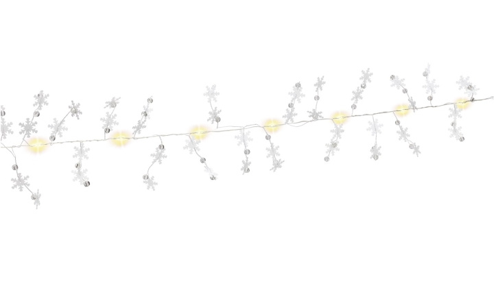 Goobay 10 LED-ljuskedja silvertråd 