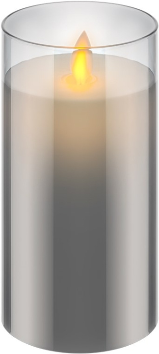 Goobay LED äkta vaxljus i glas, 7,5 x 15 cm underbar och säker belysningslösning för många områden som hus och loggier, kontor eller skolor i gruppen HEMELEKTRONIK / Belysning / Övrig belysning hos TP E-commerce Nordic AB (C40176)
