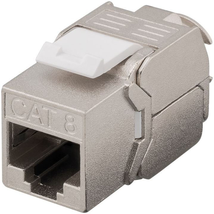 Goobay Keystone modul RJ45 CAT 8.1, STP, GHMT-certifierad 15,8 mm bred, crocodile typ, klämlist för IDC-montering (verktygsfri) i gruppen DATORER & KRINGUTRUSTNING / Datorkablar / Nätverkskablar / Adaptrar & Skarvdon hos TP E-commerce Nordic AB (C40180)