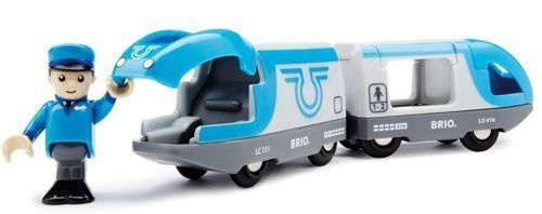 BRIO Railway 33506 - Passagerartåg batteridrivet i gruppen LEKSAKER, BARN- & BABYPRODUKTER / Leksaker / Byggleksaker / Brio tågbanor hos TP E-commerce Nordic AB (C40382)