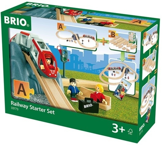 BRIO 33773 - Startset – järnväg i gruppen LEKSAKER, BARN- & BABYPRODUKTER / Leksaker / Byggleksaker / Brio tågbanor hos TP E-commerce Nordic AB (C40397)