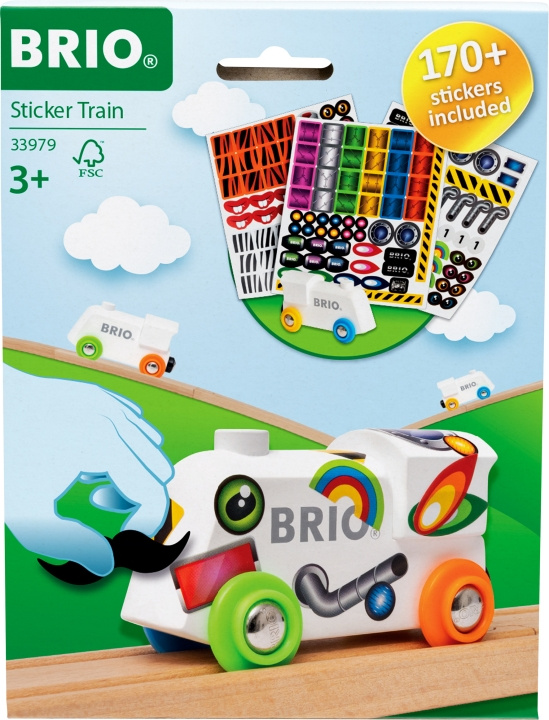 Brio 33979 - Klistermärkeståg i gruppen LEKSAKER, BARN- & BABYPRODUKTER / Leksaker / Byggleksaker / Brio tågbanor hos TP E-commerce Nordic AB (C40422)