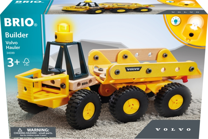 BRIO Builder 34599 - Volvo Dumper i gruppen LEKSAKER, BARN- & BABYPRODUKTER / Leksaker / Byggleksaker / Byggklossar & övriga byggleksaker hos TP E-commerce Nordic AB (C40440)