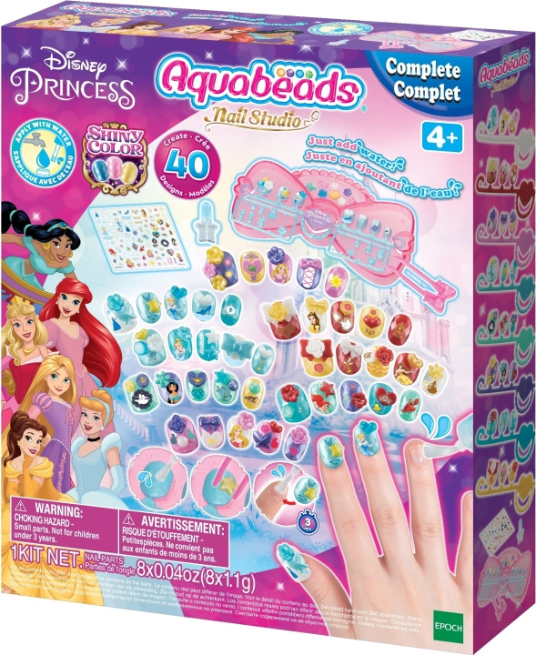 Aquabeads Nail Studio - Disney Princess i gruppen LEKSAKER, BARN- & BABYPRODUKTER / Leksaker / Pyssel hos TP E-commerce Nordic AB (C40445)