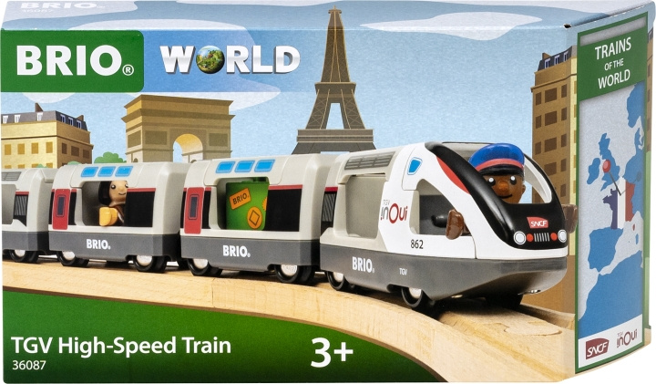 BRIO World 36087 - Trains of the World TGV höghastighetståg i gruppen LEKSAKER, BARN- & BABYPRODUKTER / Leksaker / Byggleksaker / Brio tågbanor hos TP E-commerce Nordic AB (C40462)