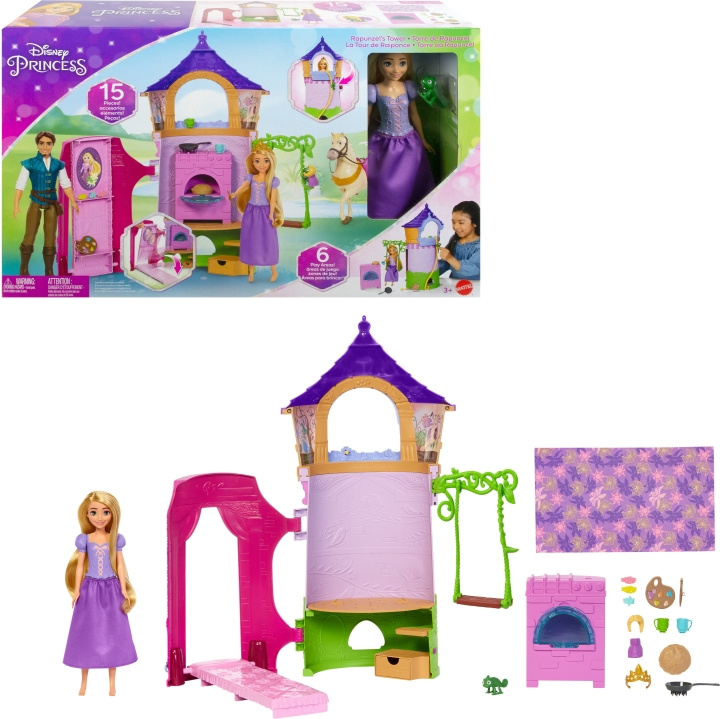 Disney Princess Rapunzels torn, Lekset och docka i gruppen LEKSAKER, BARN- & BABYPRODUKTER / Leksaker / Dockor & Tillbehör hos TP E-commerce Nordic AB (C40470)