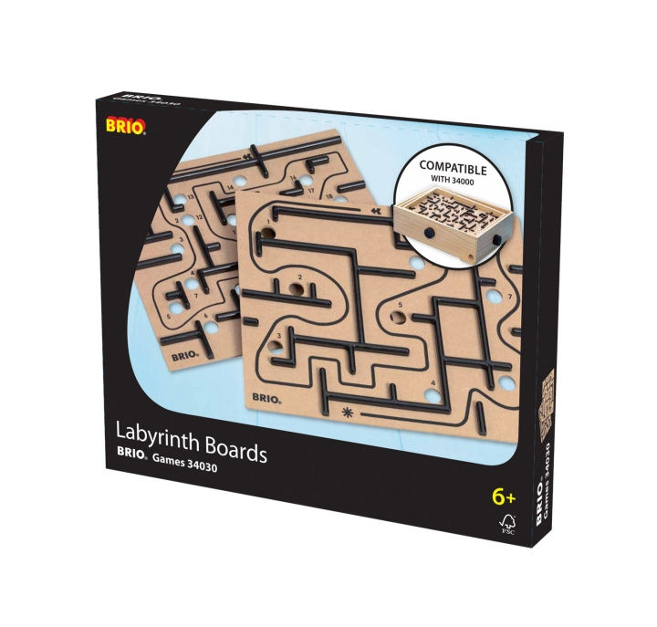 BRIO Games 34030 - Labyrintplattor i gruppen LEKSAKER, BARN- & BABYPRODUKTER / Spel / Sällskapsspel hos TP E-commerce Nordic AB (C40484)