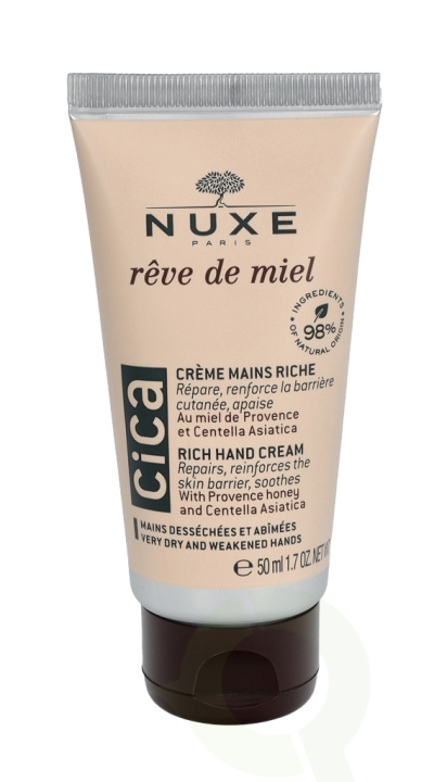 Nuxe Reve De Miel Cica Hand Cream 50 ml i gruppen SKÖNHET & HÄLSA / Manikyr/Pedikyr / Handkräm hos TP E-commerce Nordic AB (C40745)