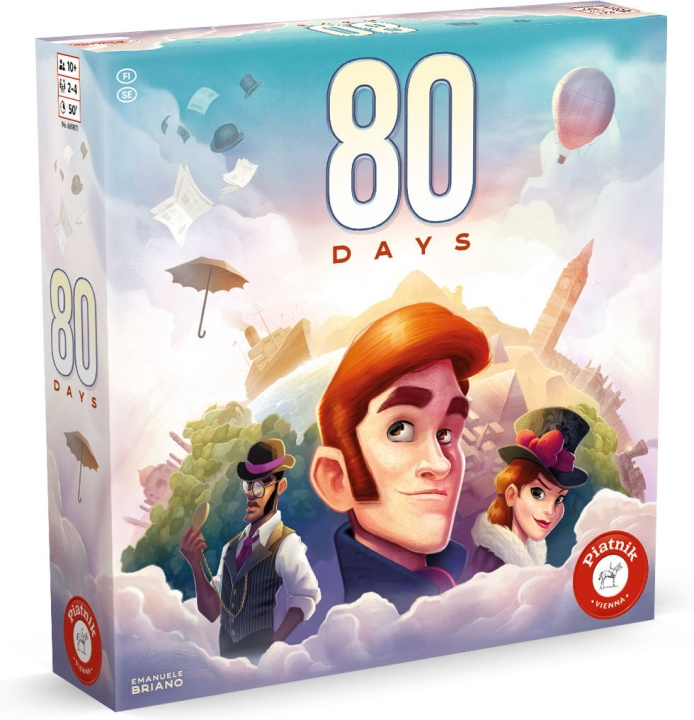 80 Dagar - familjespel i gruppen LEKSAKER, BARN- & BABYPRODUKTER / Spel / Sällskapsspel hos TP E-commerce Nordic AB (C40821)