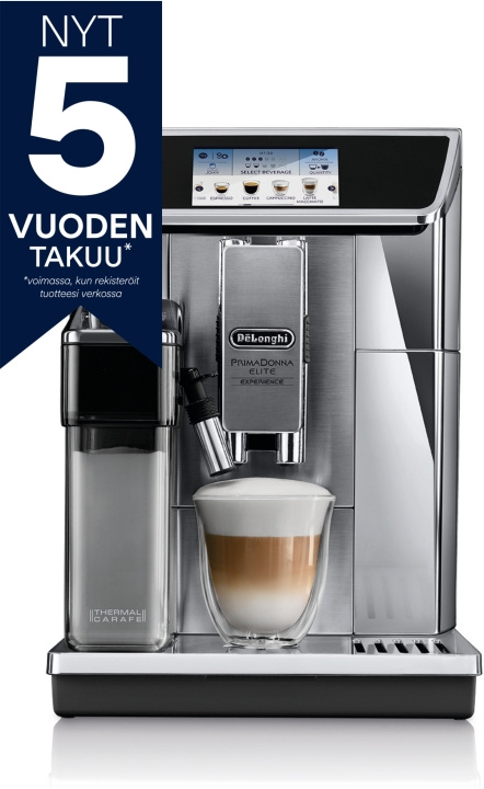 Delonghi Primadonna Elite Experience ECAM650.85.MS -kaffemaskin i gruppen HEM, HUSHÅLL & TRÄDGÅRD / Hushållsmaskiner / Kaffemaskiner & Tillbehör / Kaffebryggare hos TP E-commerce Nordic AB (C40860)
