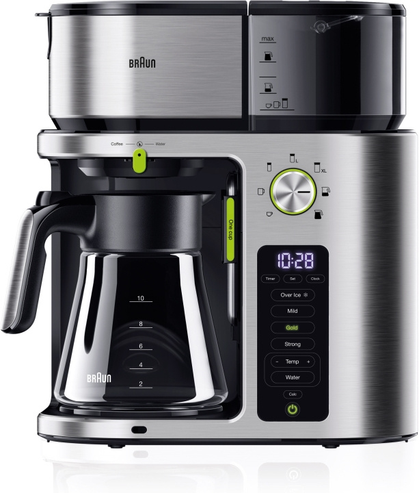 Braun KF9170SI MultiServe -kaffebryggare i gruppen HEM, HUSHÅLL & TRÄDGÅRD / Hushållsmaskiner / Kaffemaskiner & Tillbehör / Kaffebryggare hos TP E-commerce Nordic AB (C40870)